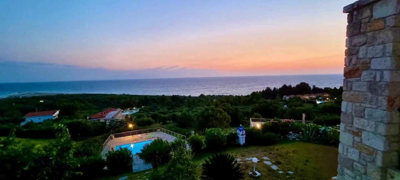 Aegean Pearl Villa Posidi Eksteriør bilde
